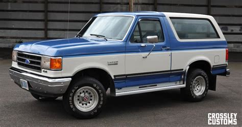 Stellar 1990 Ford Bronco Has Just 27k Original Miles Crossley Customs