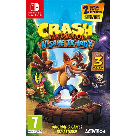 Crash Bandicoot Nsane Trilogy On Switch Game