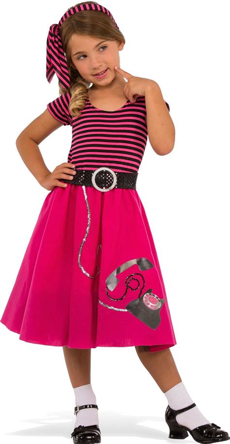 Kids 50s Girl Costume Costumeville