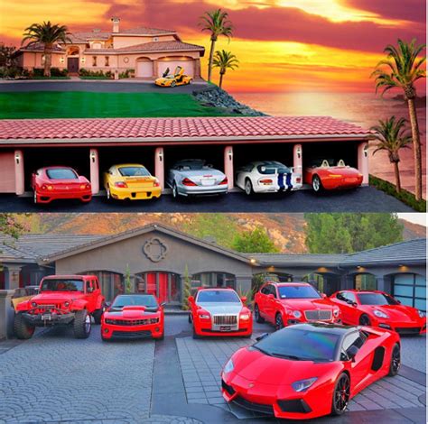 Rapper The Game showed off his fleet of cars