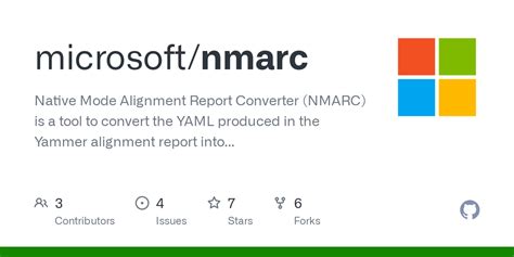 github microsoft nmarc native mode alignment report converter nmarc is a tool to convert