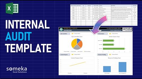 Internal Audit Template Easy Audit Reporting Process In Excel Youtube