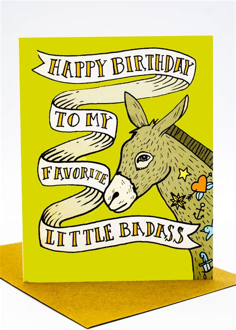 Badass Birthday Card
