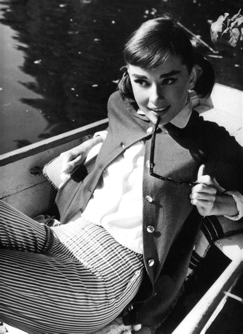 Audrey Hepburn Looking Seriously Flirty Audrey Hepburn Audrey Hepburn Style Hepburn