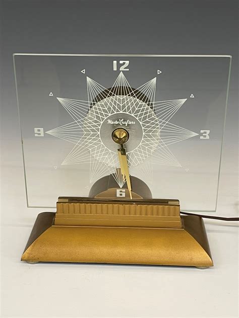 Lot Detail Mastercrafters Vintage Starlight Clock