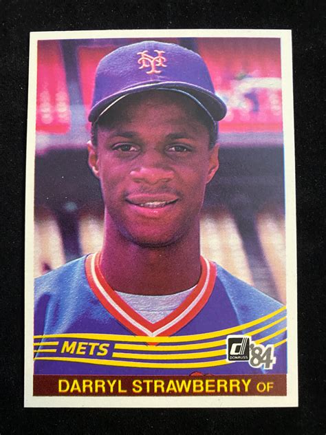 topps darryl strawberry rookie card cards blog