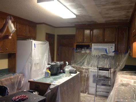 I've been gradually doing away with the ones in my house. Removal of popcorn ceiling. This is one of the messiest ...
