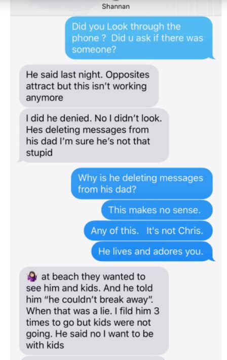 Shanann Watts Text Messages About Husband Chris Watts