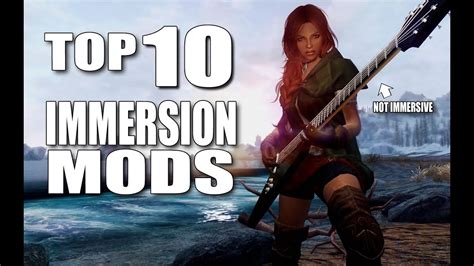 Skyrim Top 10 Immersion Mods Youtube