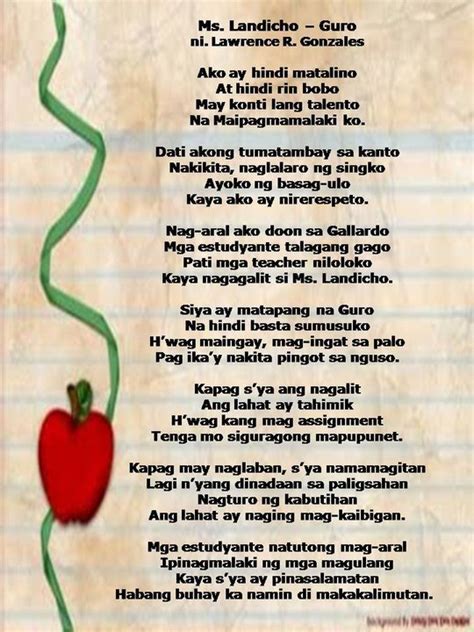 Makatang Pinoy Friendship Poem