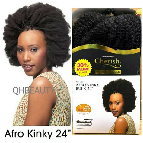 Cherish Synthetic Bulk Braiding Crochet New Hair Extensions Afro Kinky 24 Inch Ebay