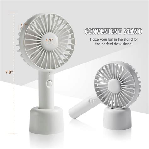Personal Fan By Insten Small Portable Handheld Fan Aroma Cooling Fan Battery Operated Usb
