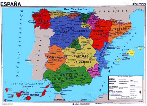 Spain On World Map Political Micronica68