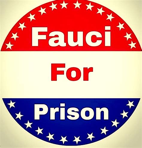 Fauci For Prison Foto Instagram Rob Scholte Museum