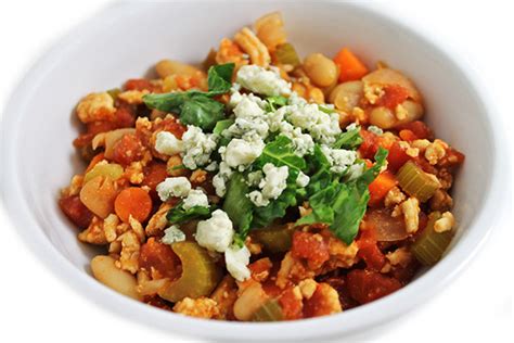 A combination of lentils, carrots, and almonds make for a flavorful patty with a sturdy. Low Calorie, High Fiber Buffalo Turkey Chili with Weight ...