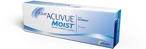 1 Day Acuvue Moist With Lacreon Technology Acuvue Brand Contact Lenses