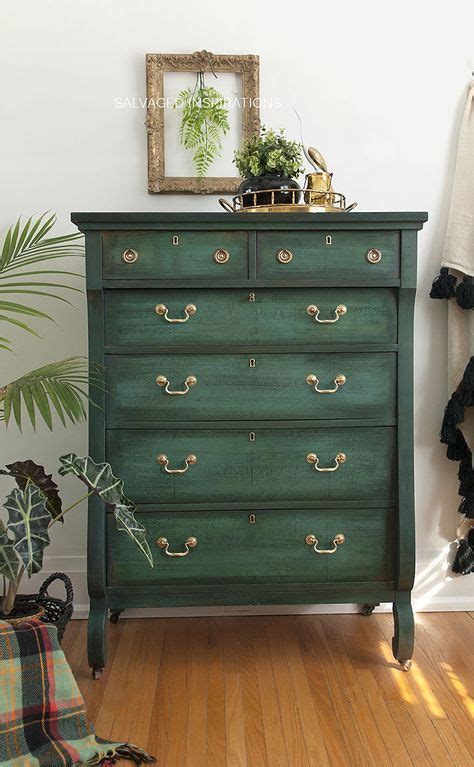 Layering Chalk Paint Salvaged Inspirations Green Painted Furniture