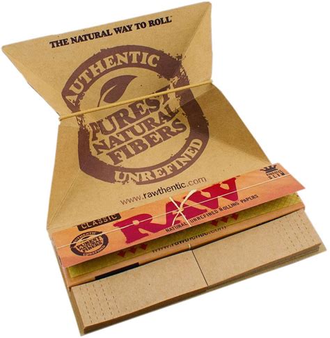 RAW Classic Artesano King Size Slim Unrefined Rolling Papers
