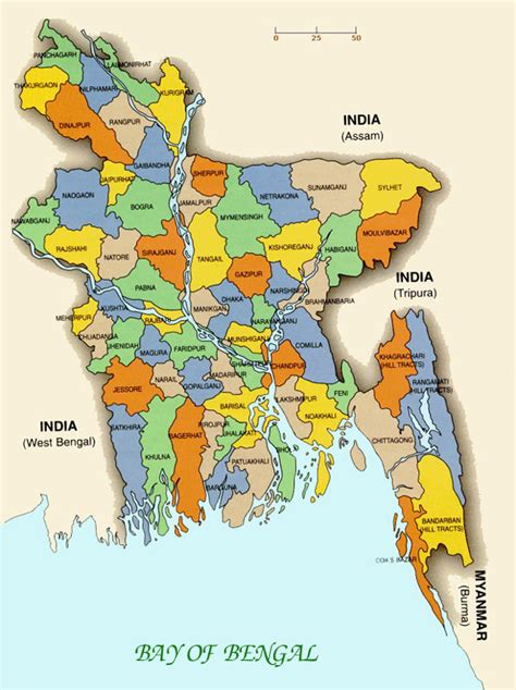 Maps Of Bangladesh Detailed Map Of Bangladesh In English Tourist