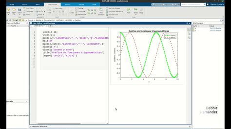 Gráfica Básica En Matlab Plot Youtube