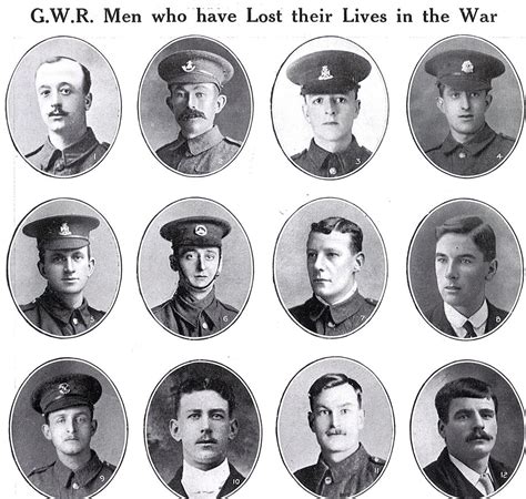 1915 Gwr First World War Casualties Swindon Source Sca Flickr