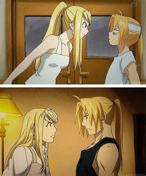 Oh My God So Sexy He Grew Up Big Fan Of Winry Edward Couple Winry And Edward Ed And