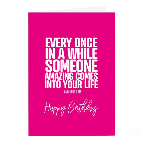 Buy Personalised Punk Birthday Card Someone Amazing For Gbp 229 Card Factory Uk