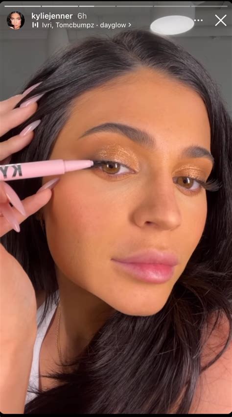 Kylie Jenner Shares Easy Eyeliner Hack Using Eyeshadow