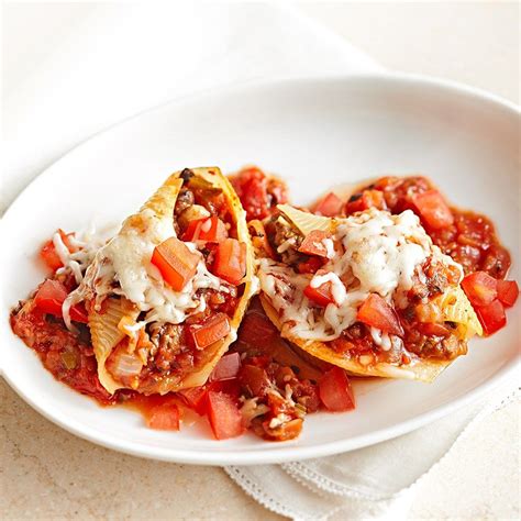 When starting out our week or month right with an easy meal plan, first i go to my list of budget friendly meals. Diabetic Friendly Beefy Stuffed Shells - now We're Talking ...