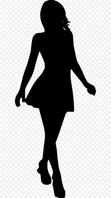 Silhouette Drawing Clip Art Woman Silhouette Material Png Download