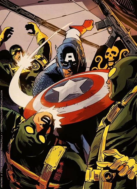 Captain America Vs Hydra Marvel Captain America Marvel Superheroes
