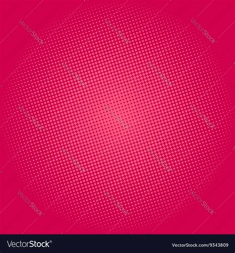 Dots On Pink Background Pop Art Background Vector Image