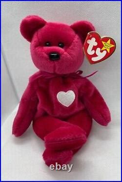 Valentina Bear Rare Ty Beanie Baby Tag Errors Excellent