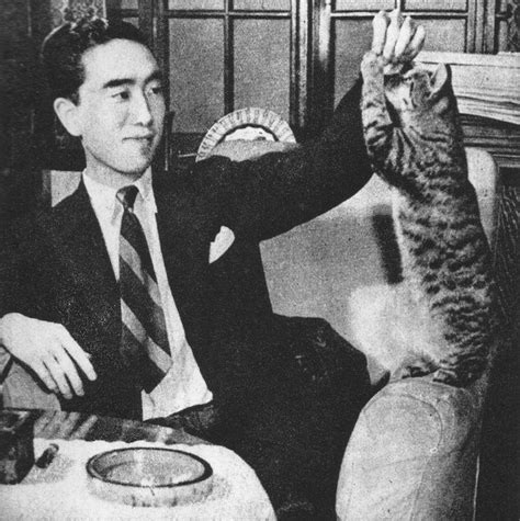So yukio mishima wrote on the morning of 25 november 1970. Mishima Yukio 三島 由紀夫 (1925-1970) and a cat - Asahi Shimbun ...