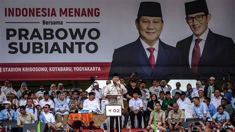 In Indonesias Election Campaign A Dictators Son In Law Rails Against