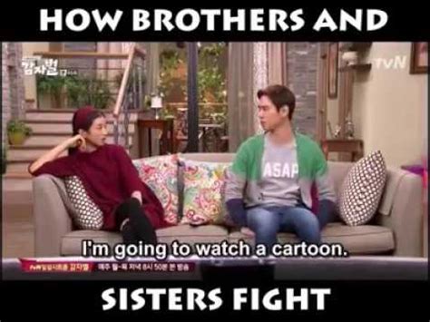 Discover and share brothers fighting quotes. funny//how brother and sister fight - YouTube