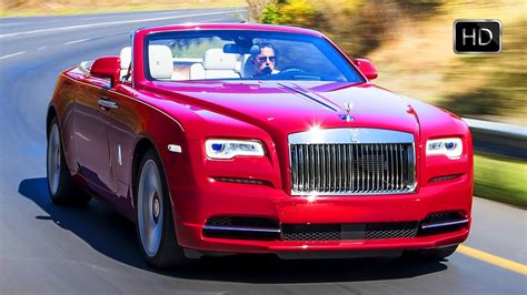 2016 Rolls Royce Dawn Convertible Ensign Red Exterior Interior And Road