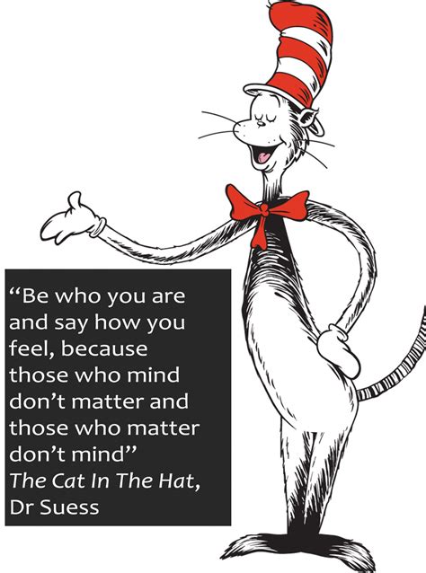 Cat In The Hat Quotes Be Who You Are Cat Lovster