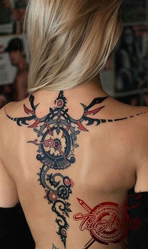 great back tattoo for women tattoos tribal tattoos cool tribal tattoos
