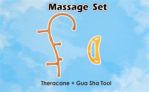 Theracane Massage Tool Canemassage Cane Guasha Tool 2 Sets Of Muscle Release Tool