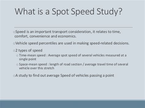 The report of the 1971 study of free· flowing auto,obile and. Spot speed study, transport planning