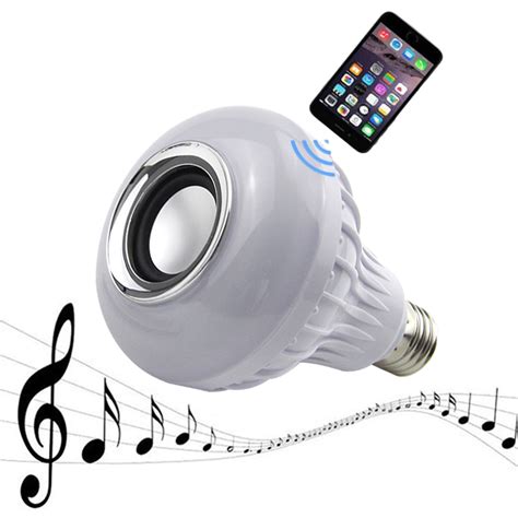 E27 Smart Bulb Light Dimmable 12w Rgb Wireless Bluetooth Speaker Bulb