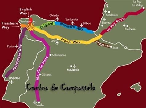 El Camino De Santiago The Way Of St James Plan To Take The Original