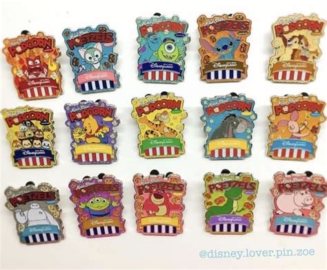 Disney Pins Sets Disney Trading Pins Disney Popcorn Bucket Mystery