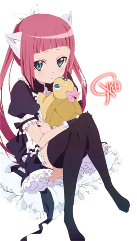 Anime Pink Haired Maid Render By Riko V On Deviantart