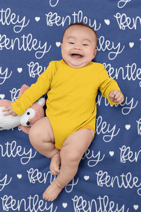 Personalized Baby Blanket Baby Name Blanket Custom Baby Etsy