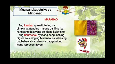 Mga Disenyong Kultural Ng Mga Pamayanan Sa Luzon Visayas At Mindanao