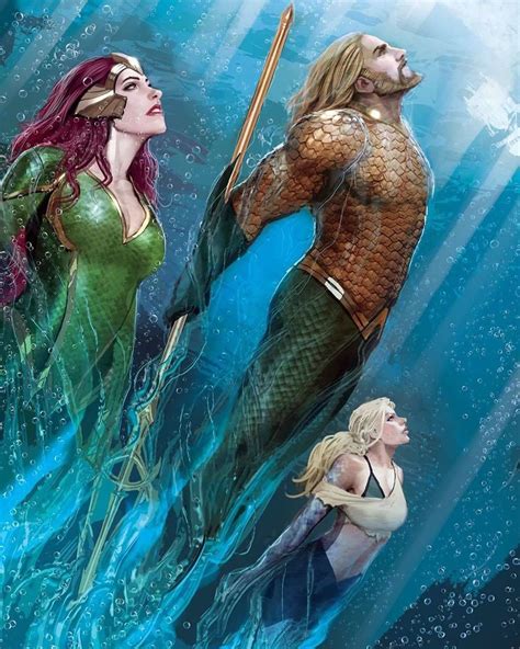 The Justice League⚔️ On Instagram “aquaman Mera And Dolphin By