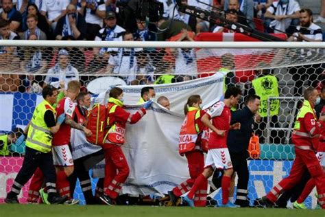 Denmark midfielder christian eriksen was gone before he was resuscitated after suffering a cardiac arrest, the team's doctor, morten boesen, said. Denmark game at Euro 2020 suspended after Eriksen collapses