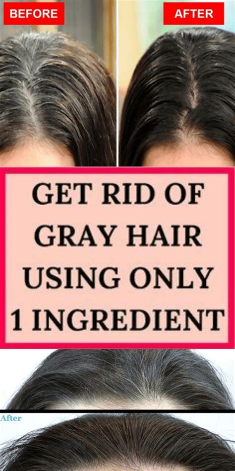 Get Rid Of Grey Hair Using Only 1 Ingredient Now Skin Care Tips